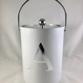 White 5 Quart Ice Bucket with Tools