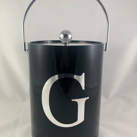 Black 5 Quart Ice Bucket with Tools