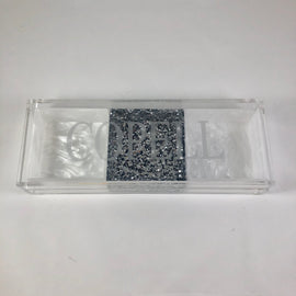 3-Part Acrylic Tray with Cover