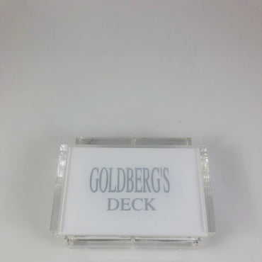 Card Set in White Acrylic Holder
